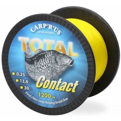 Carp 'R' Us Total Contact 1200m 0,25mm 30lb – Zboží Mobilmania