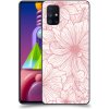 Pouzdro a kryt na mobilní telefon Samsung Pouzdro ACOVER Samsung Galaxy M51 M515F s motivem Floral I