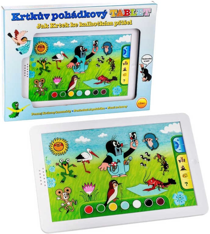 Mix hračky baby tablet naučný KRTEK dotykový na baterie pohádkový od 599 Kč  - Heureka.cz