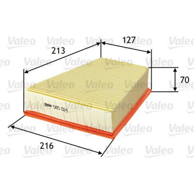 Vzduchový filtr VALEO 585024 – Hledejceny.cz