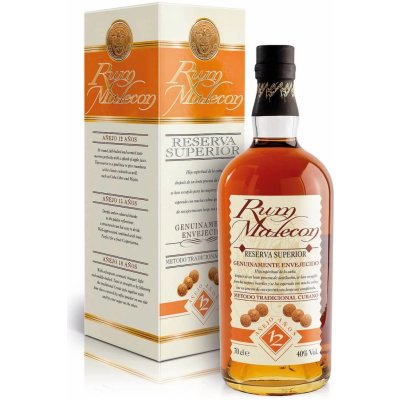 Malecon Reserva Superior Rum 12y 40% 0,7 l (karton) – Zbozi.Blesk.cz