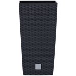 Prosperplast Květináč RATO SQUARE + vklad antracit 24 cm – Zboží Dáma