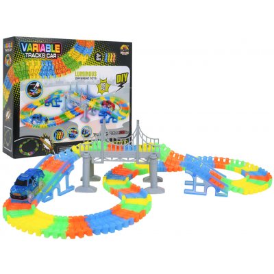 RKToys Svítící autodráha VARIABLE 165 dílů – Zbozi.Blesk.cz