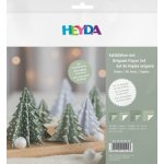 Heyda Papíry na origami 15x15cm a 20x20cm 20ks zelená se zlatými tečkami – Sleviste.cz