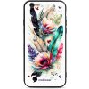 Pouzdro a kryt na mobilní telefon Apple Pouzdro Mobiwear Glossy Apple iPhone 6S - G017G Pírka a květy