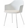 Jídelní židle &Tradition Rely HW34 s područkami chrom / white / Karakorum 001