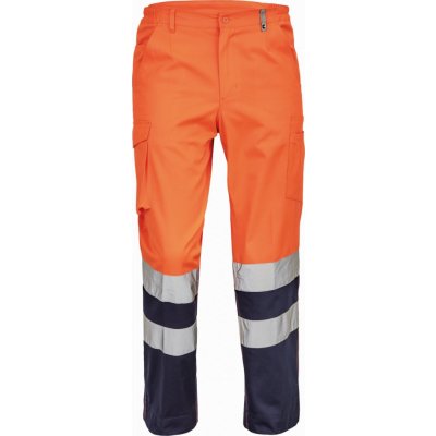 Cerva BURGOS HV Pracovní kalhoty do pasu oranžové / navy 03520010910 – Zboží Mobilmania