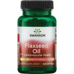 Swanson Flaxseed Oil 1000 mg 100 kapslí – Hledejceny.cz