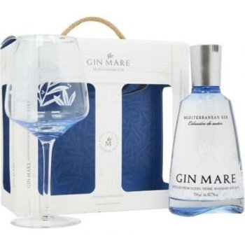 Mare Gin 42,7% 0,7 l (dárkové balení 1 sklenice)