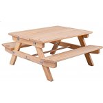 Bigjigs Toys Drevená pikniková lavička pre bábiky – Sleviste.cz