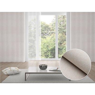 Biante 100% zatemňovací závěs Blackout BKW-205 Režné žíhání 130x150 cm – Hledejceny.cz