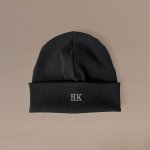 Dámská čepice s monogramy Šedá Černá – Hledejceny.cz