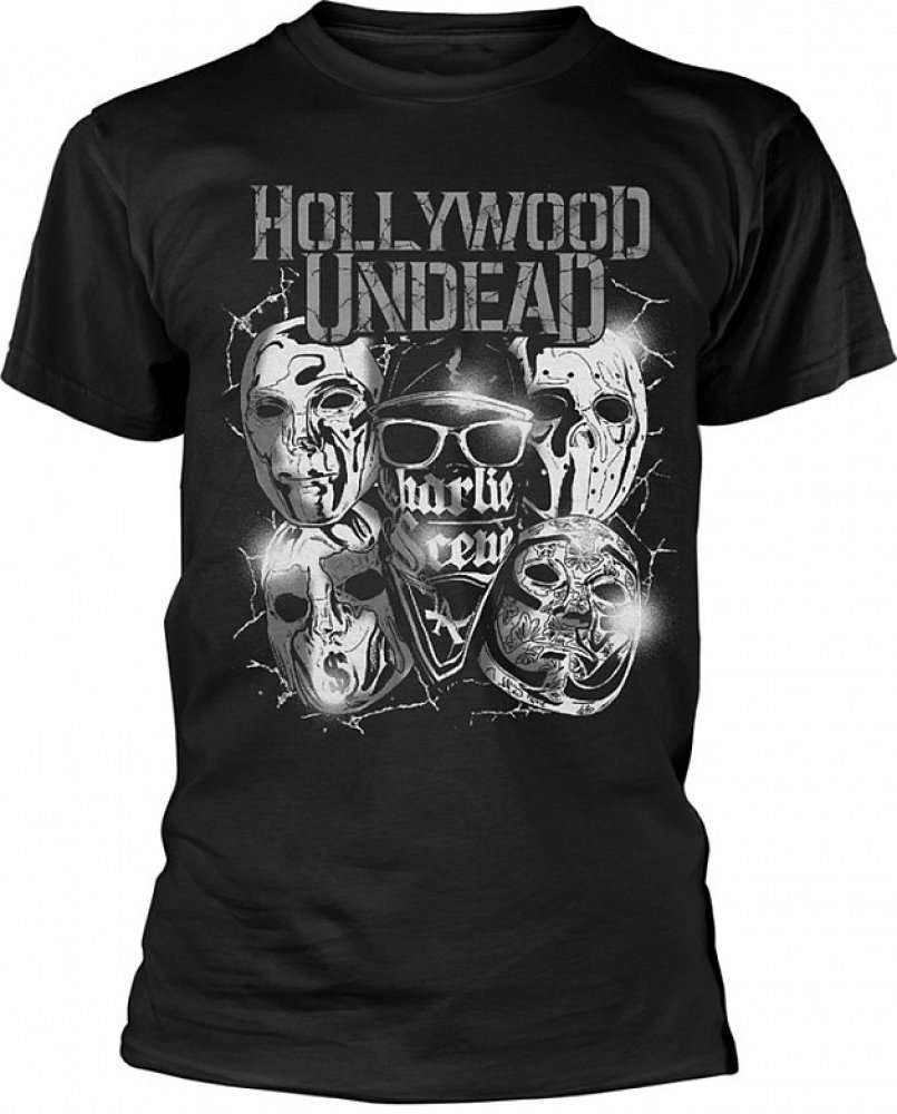 Hollywood Undead tričko Metal Masks | Srovnanicen.cz