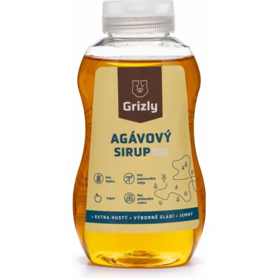 GRIZLY Agávový sirup BIO 350 g – Zbozi.Blesk.cz
