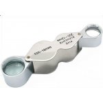 TFY XX-1018 Mini lupa stříbrná 12 mm 20x 18 mm 10x – Zboží Mobilmania