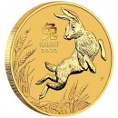  The Perth Mint zlatá mince Lunární Série III Rok Králíka 1 oz