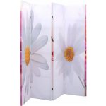 zahrada-XL Skládací paraván 200 x 170 cm květina – Zboží Dáma