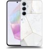 Pouzdro a kryt na mobilní telefon Samsung Picasee silikonové Samsung Galaxy A35 5G White tile čiré