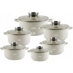 Zilner Sada titanových hrnců ZL 8526 MRAMOR INDUKCE 12 ks – Zboží Dáma