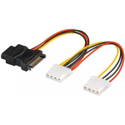 Napájecí Y kabel k HDD Serial ATA na 3x 5,25"F 16cm; kfsa-9