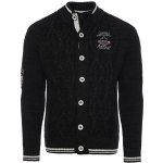 Carisma svetr pánský 7806 zapínání na knoflíky černá – Hledejceny.cz