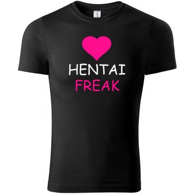 Animerch tričko Hentai Freak černé