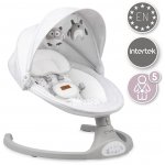 MoMi Kenani elektrické houpátko světle šedá – Zboží Dáma