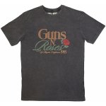 Guns N' Roses tričko California 1985 Stone Wash Charcoal Grey – Hledejceny.cz