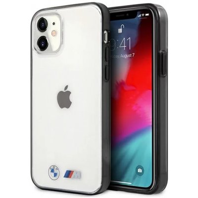 Pouzdro BMW iPhone 12 mini čiré hardcase Sandblast (