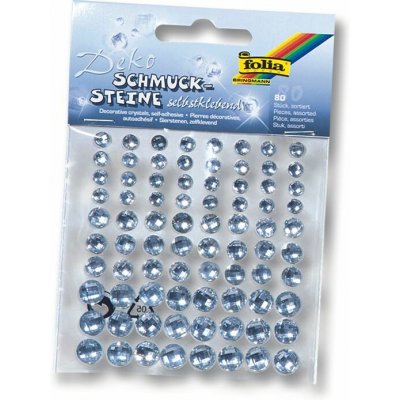 Samolepicí kamínky - průhledné (80 ks) – Hledejceny.cz