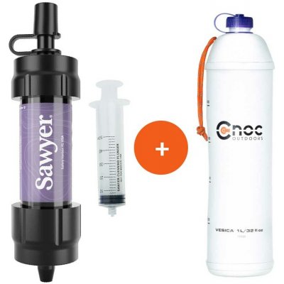 Sawyer Sada vodního filtru MINI Violet + skládací láhev CNOC Vesica 1l – Hledejceny.cz