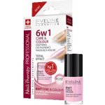 Eveline Cosmetics SOS Nail Therapy vyživující barevný lak na nehty 6v1 ROSE 5 ml – Zboží Dáma