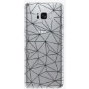 Pouzdro iSaprio Abstract Triangles 03 Samsung Galaxy S8 černé