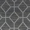 Tapety Graham & Brown 115714 Luxusní geometrická tapeta na zeď tmavě šedá s metalickým vzorem Opulence rozměry 0,52 x 10 m