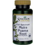Swanson Muira Puama Root 400 mg 90 kapslí – Hledejceny.cz