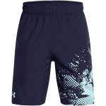 Under Armour UA Tech Woven Graphic short modrá – Zboží Dáma