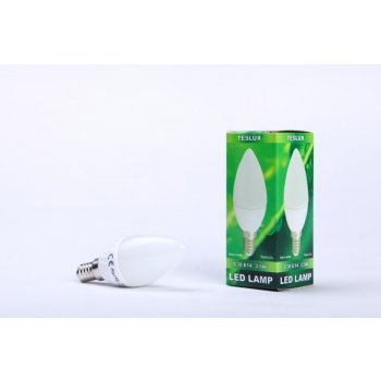 Teslux LED žárovka E14 3,5W 35SMD ceramic Teplá bílá