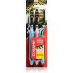 Colgate ZigZag Charcoal zubní kartáčky střední 3 ks – Zboží Dáma