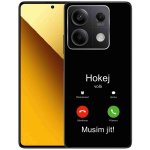 mmCase na Xiaomi Redmi Note 13 5G - hokej volá černé pozadí – Zboží Živě