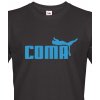 Pánské Tričko Bezvatriko tričko s vtipným potiskem Coma černá