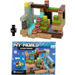 Toybit Velká magnetická stavebnice Minecraft Iron Diamond Gold TNT 220ks – Zboží Živě