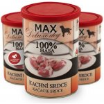 Max Deluxe Adult kachní srdce 400 g – Sleviste.cz