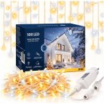 Světelný závěs Springos rampouchy 301 500 světel – Hledejceny.cz