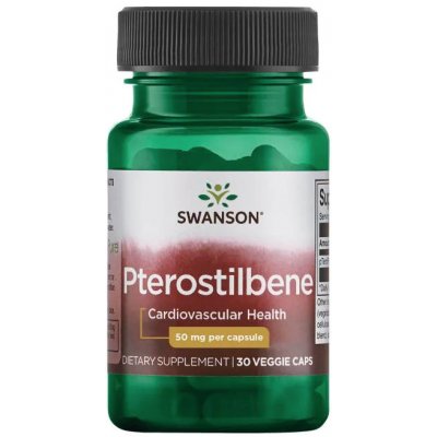 Swanson Pterostilbene 50 mg 30 kapslí – Hledejceny.cz