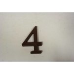 Číslo domu STYRO 14 cm č. 4 – HobbyKompas.cz