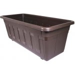 PLASTKON Truhlík Garden 80 cm hnědý – Zboží Dáma