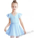 Dres Starever dívčí baletní ze dvou materiálů modrý – Sleviste.cz