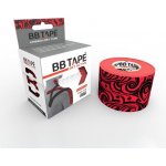 BB Tape Kineziologický tejp Tattoo červená s designem tetování 5 cm x 5 m – Zboží Dáma