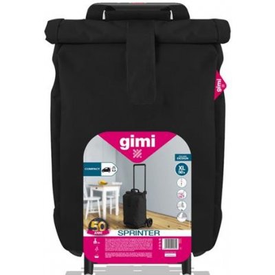 Vozík nákupní GIMI SPRINTER BLACK 50L 168407 – Zboží Mobilmania