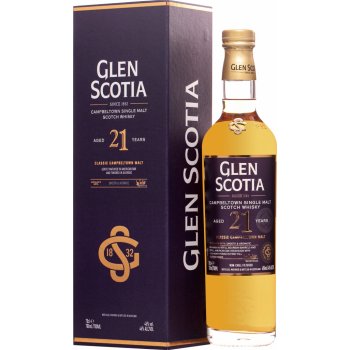 Glen Scotia 21y Single Malt Whisky 46% 0,7 l (kazeta)